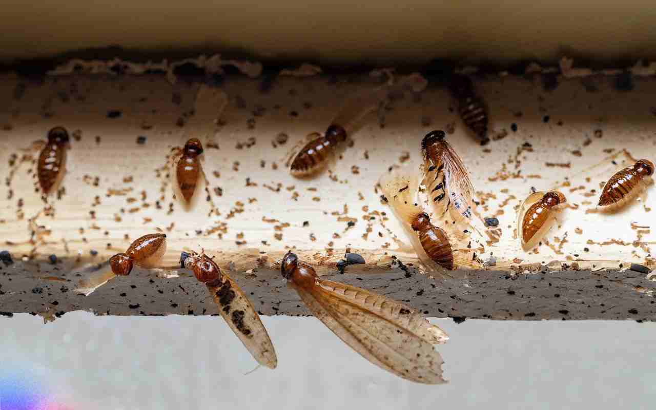 termite signs and infestation