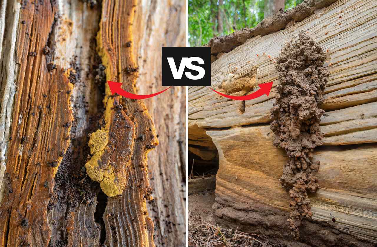 Termite vs wood rot